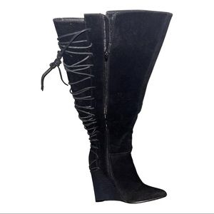 Shoe dazzle black boots